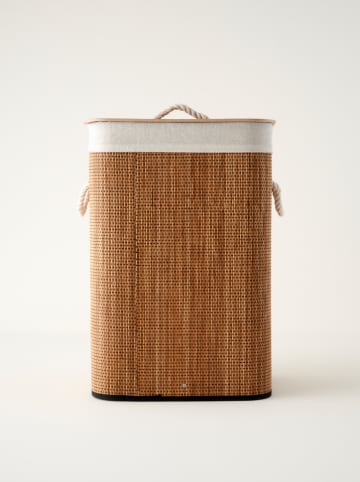 BELLA MAISON Wasmand ''Lovel'' lichtbruin - (B)40 x (H)61 x (D)30 cm