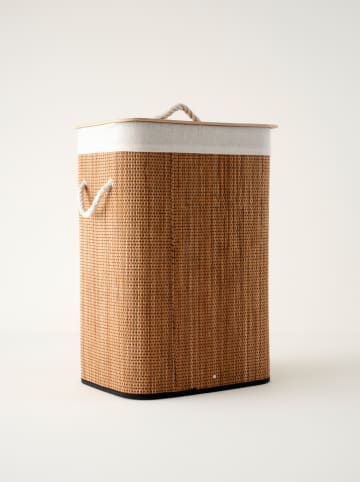 BELLA MAISON Wasmand ''Lovel'' lichtbruin - (B)40 x (H)61 x (D)30 cm