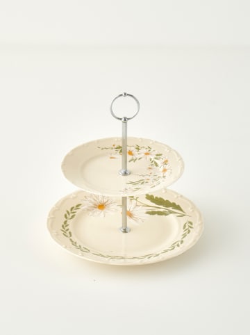BELLA MAISON Etagere ''Daisy'' in Creme - Ø 25 cm