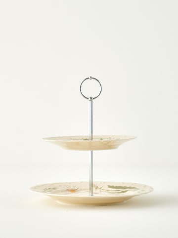 BELLA MAISON Etagère ''Daisy'' crème - Ø 25 cm