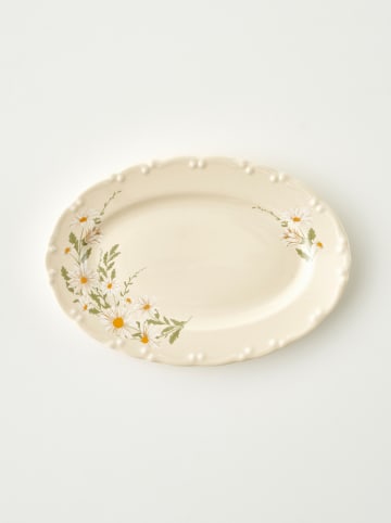 BELLA MAISON Serveerplateau ''Daisy'' crème - (L)25 x (B)17,5 cm