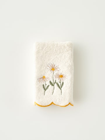 BELLA MAISON Ręcznik "Daisy" w kolorze beżowym dla gości - 50 x 30 cm