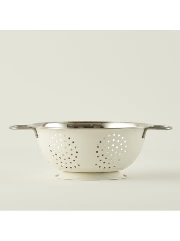 BELLA MAISON Küchensieb in Weiß - (B)35,5 x (H)11,8 x (T)28 cm