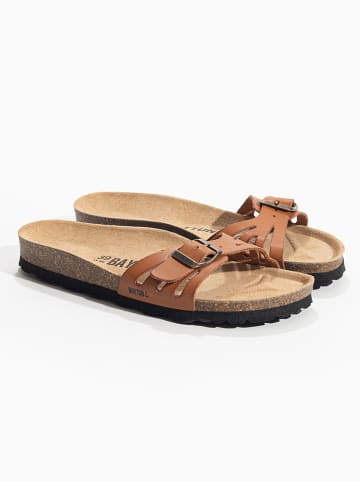 BAYTON Pantoletten "Anita" in Camel