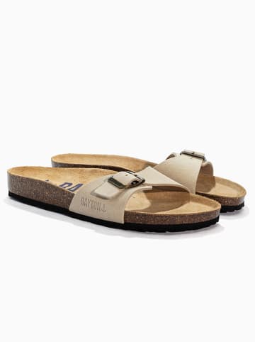 BAYTON Leder-Pantoletten "Zephyr" in Beige