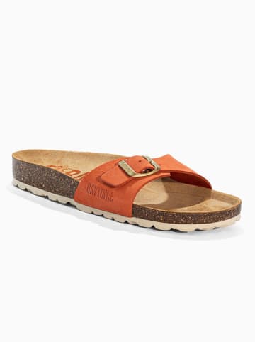 BAYTON Leder-Pantoletten "Zephyr" in Orange