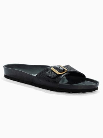 BAYTON Leren slippers "Zephyr" zwart
