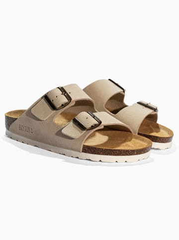 BAYTON Leder-Pantoletten "Atlas" in Beige