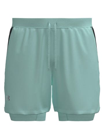 Under Armour 2-in-1-functionele shorts mintgroen