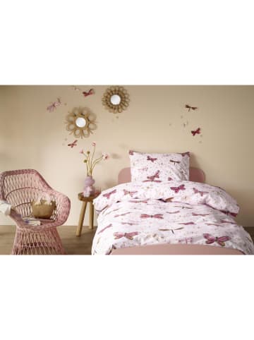 Beddinghouse Bettwäsche-Set "Butterfly Away" in Rosa/ Pink