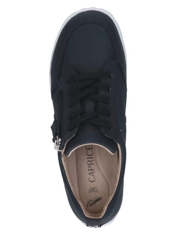 Caprice Leder-Sneakers in Dunkelblau