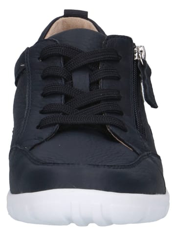 Caprice Leder-Sneakers in Dunkelblau