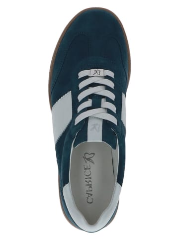 Caprice Leder-Sneakers in Dunkelblau