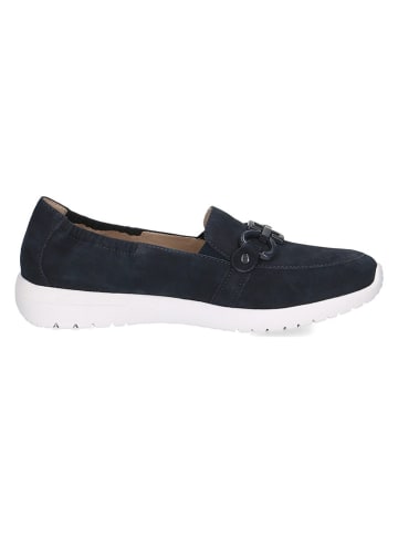 Caprice Leder-Slipper in Dunkelblau