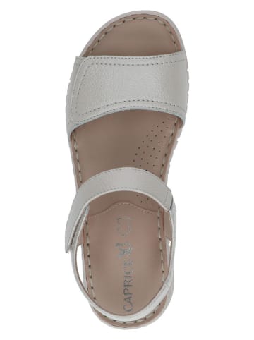Caprice Leder-Sandalen in Creme