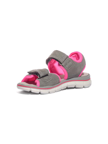 Primigi Leder-Sandalen in Grau/ Pink