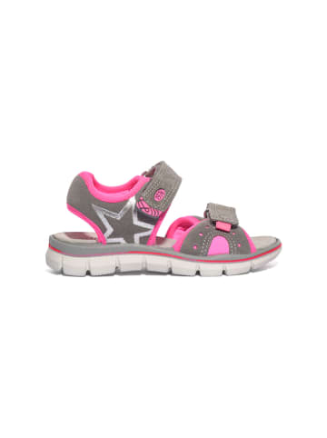 Primigi Leren sandalen grijs/roze