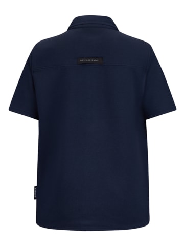Retour Blouse "Eloy" donkerblauw