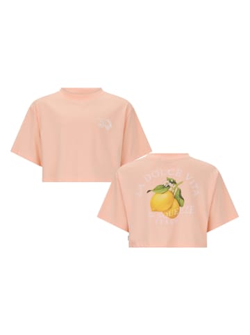 Retour Shirt "Ruby" oranje