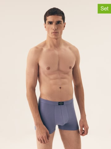 Henderson 3er-Set: Boxershorts in Blau/ Hellgrau