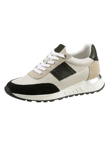 Heine Sneaker zwart/beige