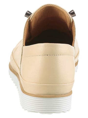 Heine Leren sneakers beige