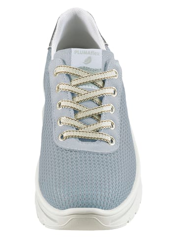 Heine Sneakersy w kolorze błękitno-srebrnym