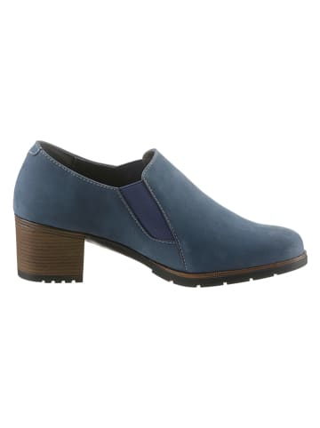 Heine Leren enkelboots lichtblauw
