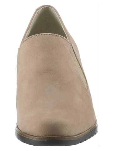 Heine Leren enkelboots beige