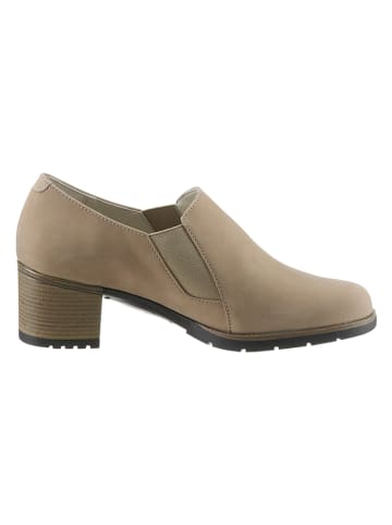 Heine Leren enkelboots beige