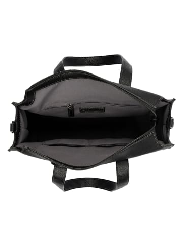 Tom Tailor Schultertasche "Elaria" in Schwarz - (B)33,5 x (H)22,5 x (T)12 cm