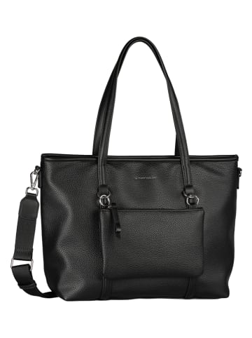 Tom Tailor Shopper "Jamila" zwart - (B)43,5 x (H)32 x (D)13 cm