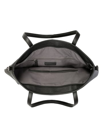 Tom Tailor Shopper "Jamila" in Schwarz - (B)43,5 x (H)32 x (T)13 cm