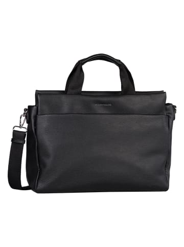 Tom Tailor Handtas "Rella" zwart - (B)37 x (H)25,5 x (D)14 cm
