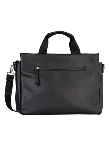 Tom Tailor Henkeltasche "Rella" in Schwarz - (B)37 x (H)25,5 x (T)14 cm