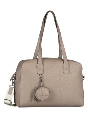 Tom Tailor Torebka "Rima" w kolorze szarobrązowym - 36 x 25,5 x 11 cm