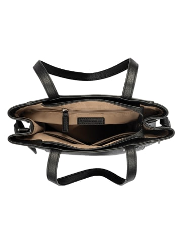 Tom Tailor Schultertasche "Sora" in Schwarz - (B)32 x (H)33 x (T)12 cm