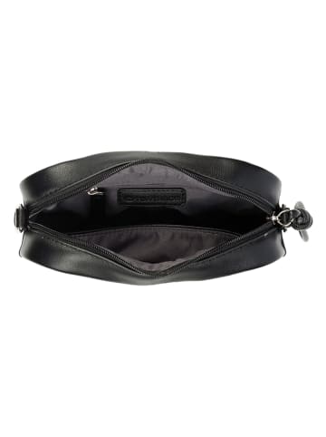 Tom Tailor Umhängetasche "Tatiana" in Schwarz - (B)21 x (H)13,5 x (T)6 cm
