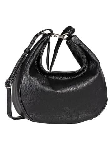 TOM TAILOR Denim Schultertasche "Mariska" in Schwarz - (B)33 x (H)32 x (T)12 cm