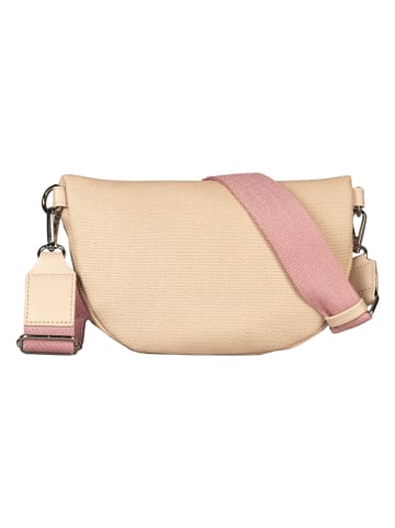 TOM TAILOR Denim Brustbeutel "Rosie" in Beige - (B)25 x (H)16 x (T)9,5 cm
