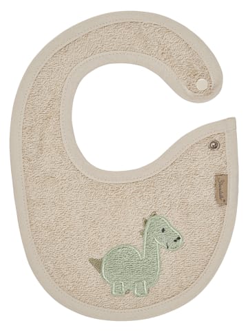 Sterntaler® 2er-Set: Lätzchen "Dino Rexi" in Blau/ Beige - ab Geburt