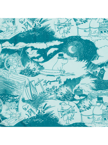 Moomin Komplet pościeli "Sailing" w kolorze turkusowym