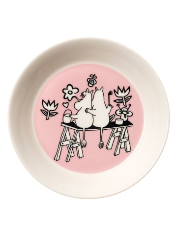 Moomin Schotel "Love" lichtroze/wit - Ø 15 cm