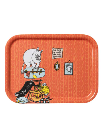 Moomin Tablett "Holiday Rush" in Orange - (L)27 x (B)20 cm