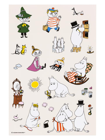 Moomin Stickerbogen "Character 1" in Bunt - (L)25 x (B)14 cm