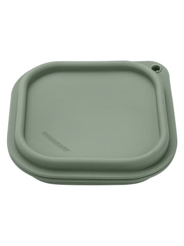FM Professional Pojemnik w kolorze zielonym na przekąski - 13 x 8 x 13 cm
