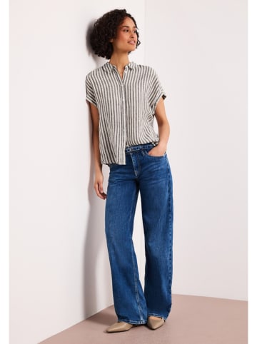 Street One Blouse bruin/wit