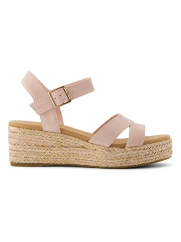 TOMS Leren haksandalen lichtroze