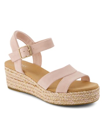 TOMS Leren haksandalen lichtroze