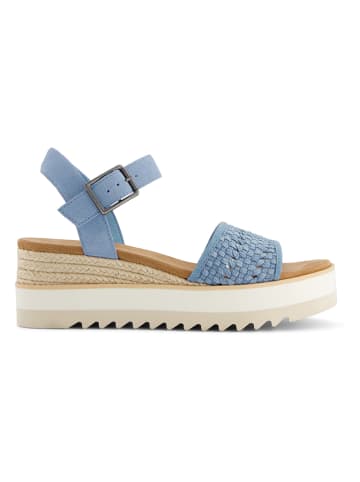 TOMS Sleehaksandalen lichtblauw